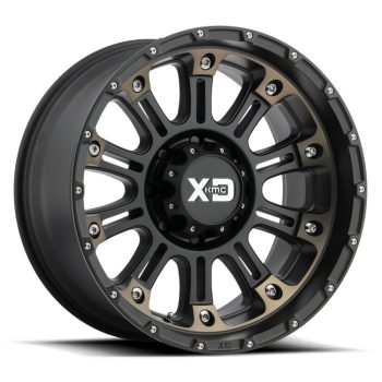   Alumínium felni 20x9 ET-12 5x127 XD829 Hoss II Satin Black Mach W/ Dark Tint XD Series