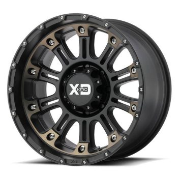   Alumínium felni 20x9 ET-12 6x139,7 XD829 Hoss II Satin Black/Machined Dark Tint XD Series