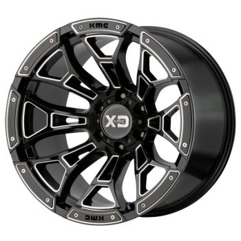   Alumínium felni 20x9 ET0 6x139,7 XD841 Boneyard Gloss Black Milled XD Series