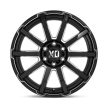 Alumínium felni 20x9 ET0 8x165.1 XD847 Outbreak Gloss Black Milled XD Series