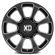 Alumínium felni 20x9 ET0 5x127/5x139.7 XD854 Reactor Gloss Black Milled XD Series
