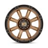   Alumínium felni 20x9 ET18 5x127 XD863 Matte Bronze W/ Black LIP XD Series